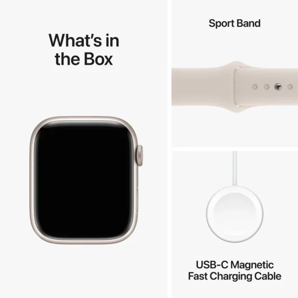 Apple Watch Series 9 with Sport Band Starlight 7