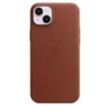 iPhone 14 Plus Leather Case with Umber