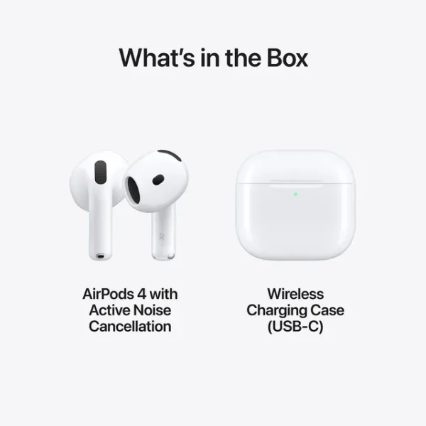 Apple AirPods 4 with Active Noise Cancellation 4