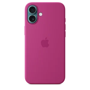 Apple iPhone 16 Plus Silicone Case with MagSafe Fuchsia