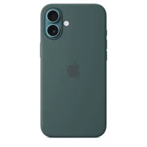 Apple iPhone 16 Plus Silicone Case with MagSafe Lake Green