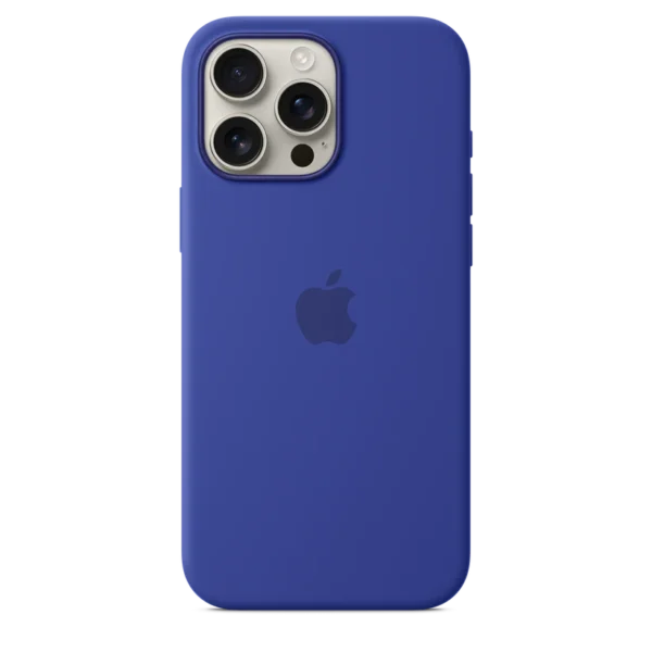 iPhone 16 Pro Max Silicone Case with MagSafe UltraMarine