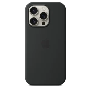 iPhone 16 Pro Silicone Case with MagSafe Black