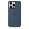 iPhone 16 Pro Silicone Case with MagSafe Denim