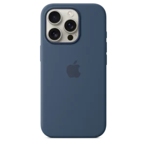 iPhone 16 Pro Silicone Case with MagSafe Denim