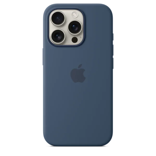 iPhone 16 Pro Silicone Case with MagSafe Denim