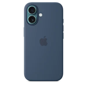 iPhone 16 Silicone Case with MagSafe Denim