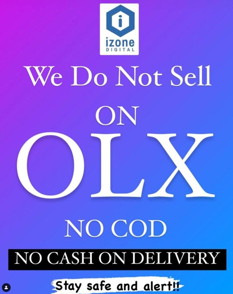 No OLX NO COD Scam Alert