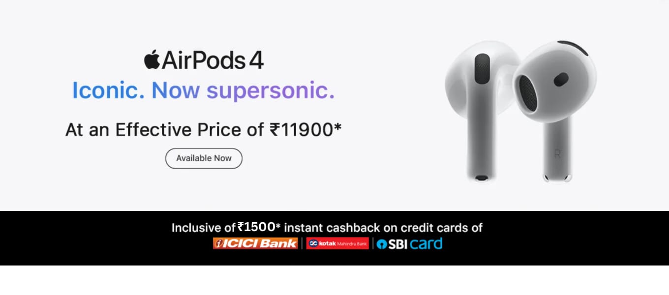 Buy Apple Airpods 4 Online in India at Best Price - izone Digital