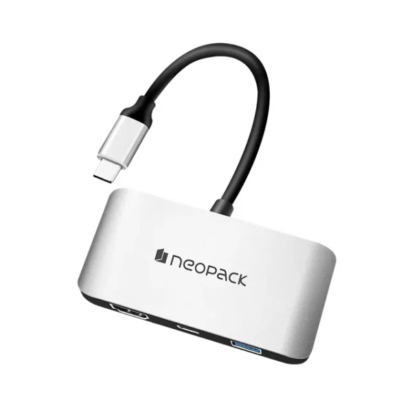 neopack 3-in-1 USB 3.0 Type C to USB 3.0 Type A, HDMI, USB Type C USB Hub