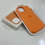 open box image with box Apple iPhone 13 mini Silicone Case with MagSafe