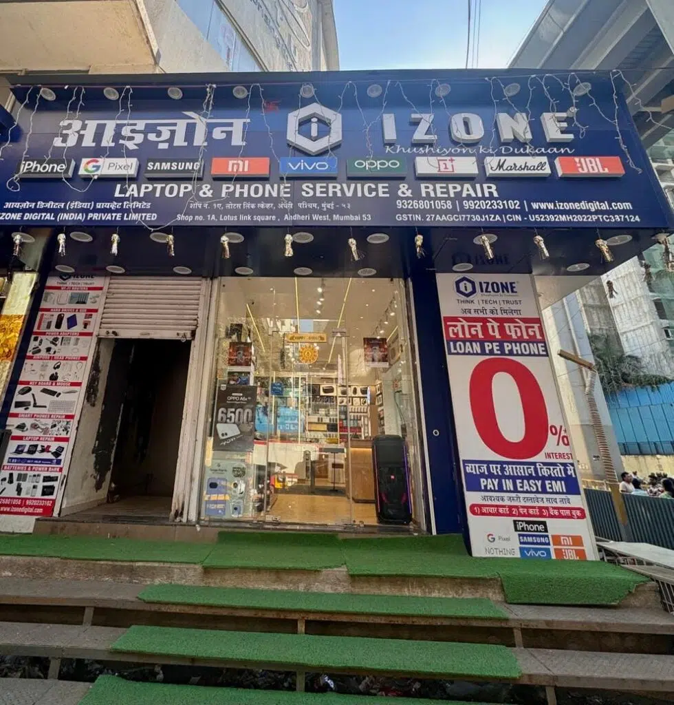 Why Mumbai Trusts iZone Digital for Apple Products, Cashback & Safe Payments 2 izone digital Apple Mobile store front 1