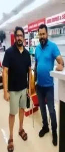 Home 63 Bollywood actor Arshad Warsi visiting iZone Digital mobile store in Andheri Mumbai