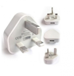 Genuine Apple A1399 MB706b a USB Power Adapter For Iphone & Ipad – White ALL SIDE